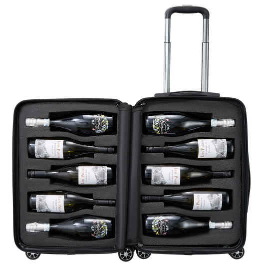 Wine Bottle Suitcase | Holds 10 Standard 750 ML Size Bottles