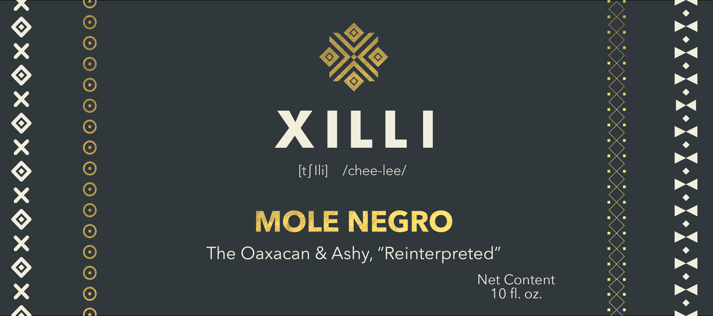 Xilli Mole Negro Case - 12 Jars x 10 oz