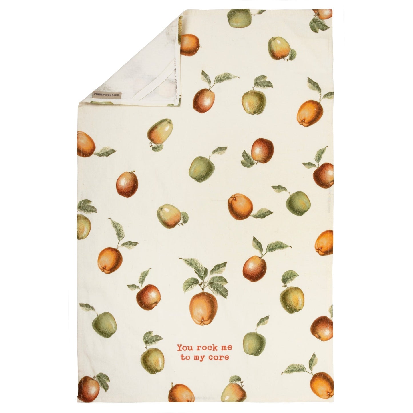 You Rock Me To My Core Apple Dish Cloth Towel