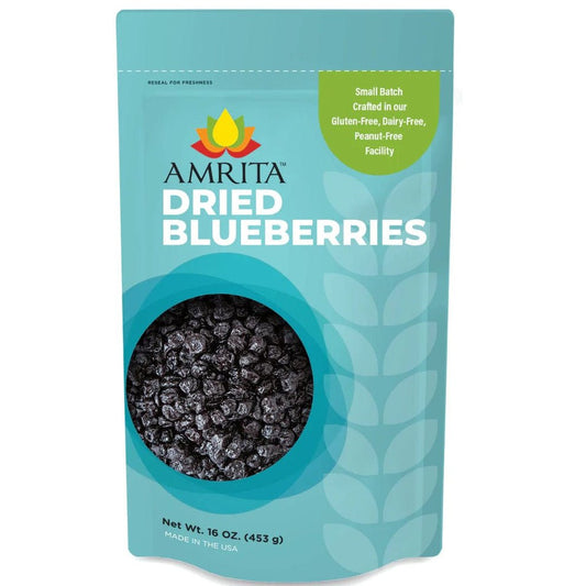 Dried Blueberries Pouch (Unsulfured) - 1 LB