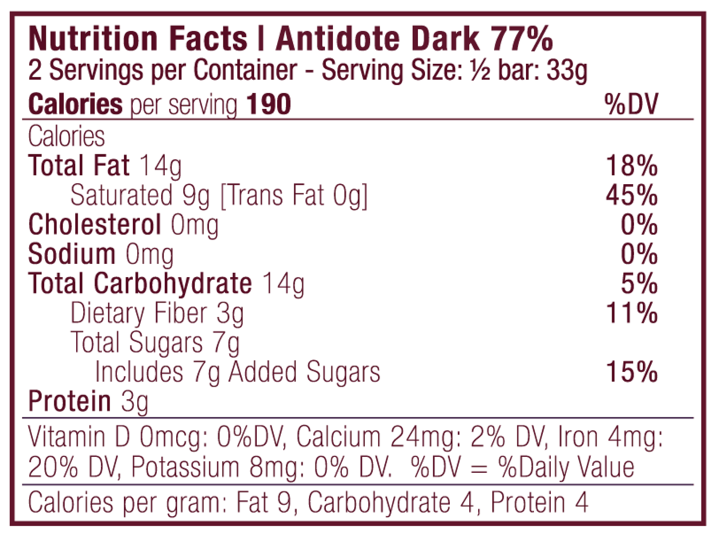 Antidote Chocolate ALETHEIA: GINGER Cases - 3 cases x 12 bars