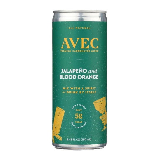 AVEC - 'Jalapeno & Blood Orange' Premium Carbonated Mixer (8.4OZ)
