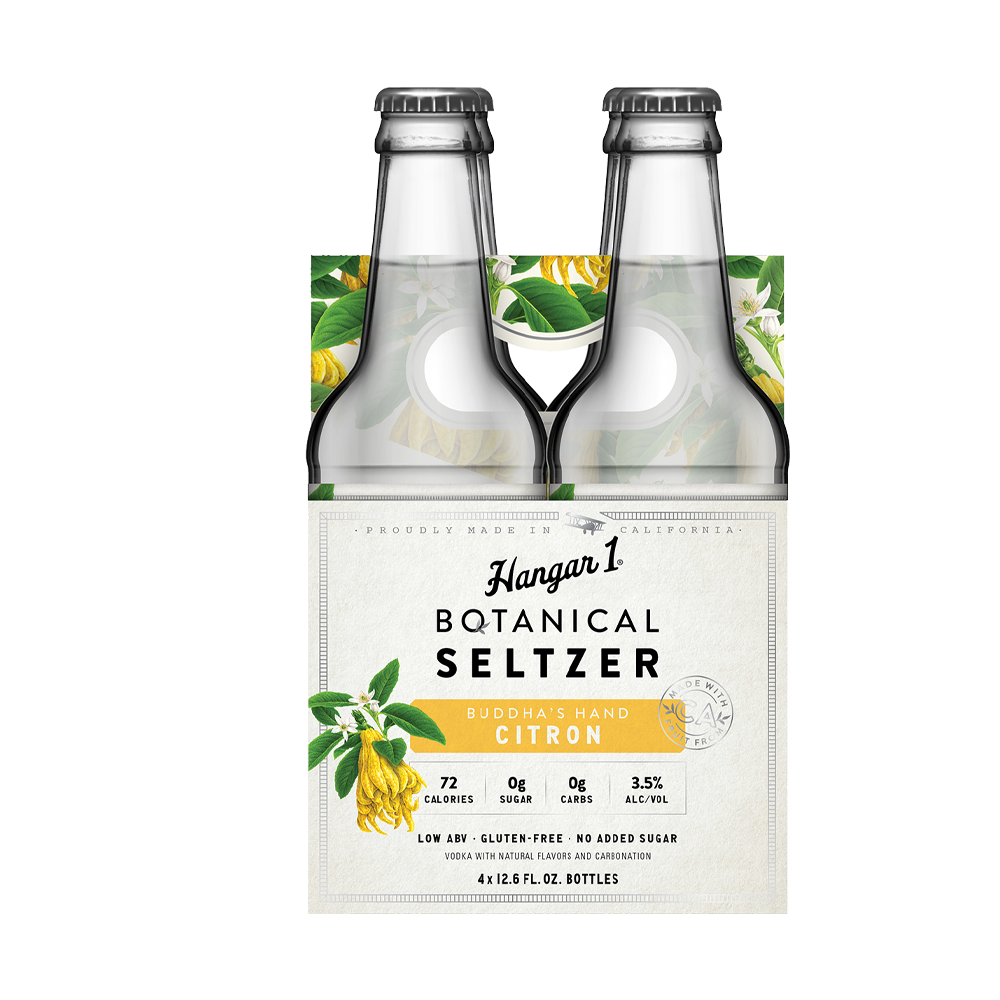 Hangar 1 - 'Buddah's Hand Citron' Botanical Seltzer (4x375ML) by The Epicurean Trader