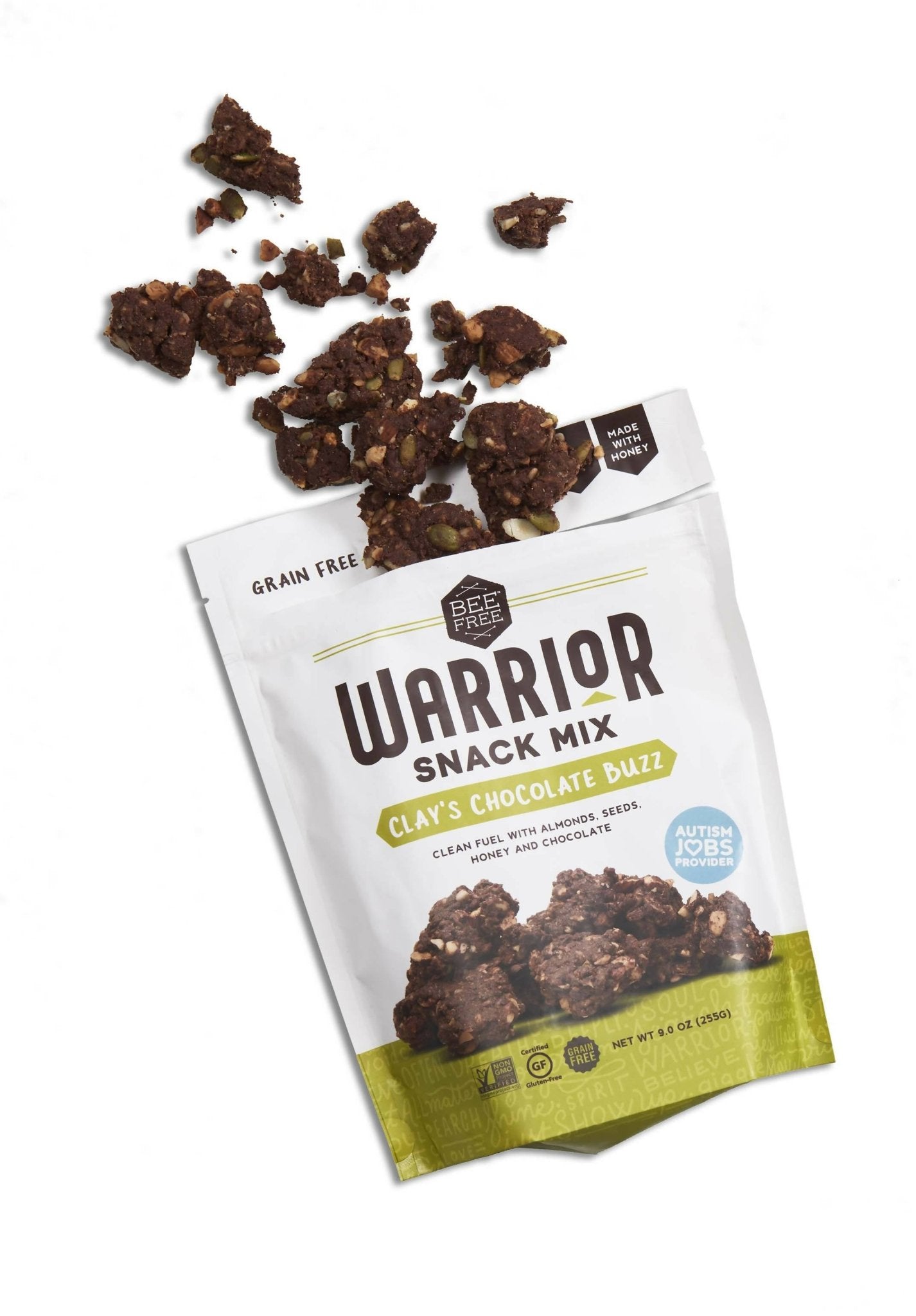 Bee Free Warrior Mix: Clay's Chocolate Buzz - 12 Bags x 9oz