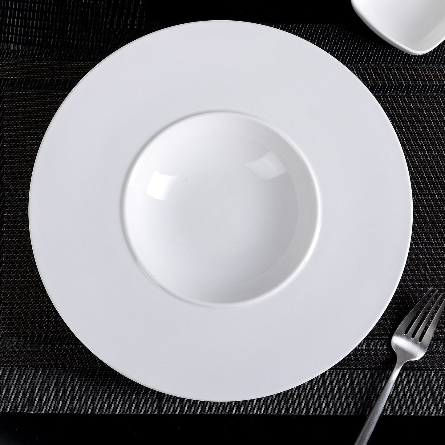 Small Batch Porcelain - White Deep Plate 11" inch -1
