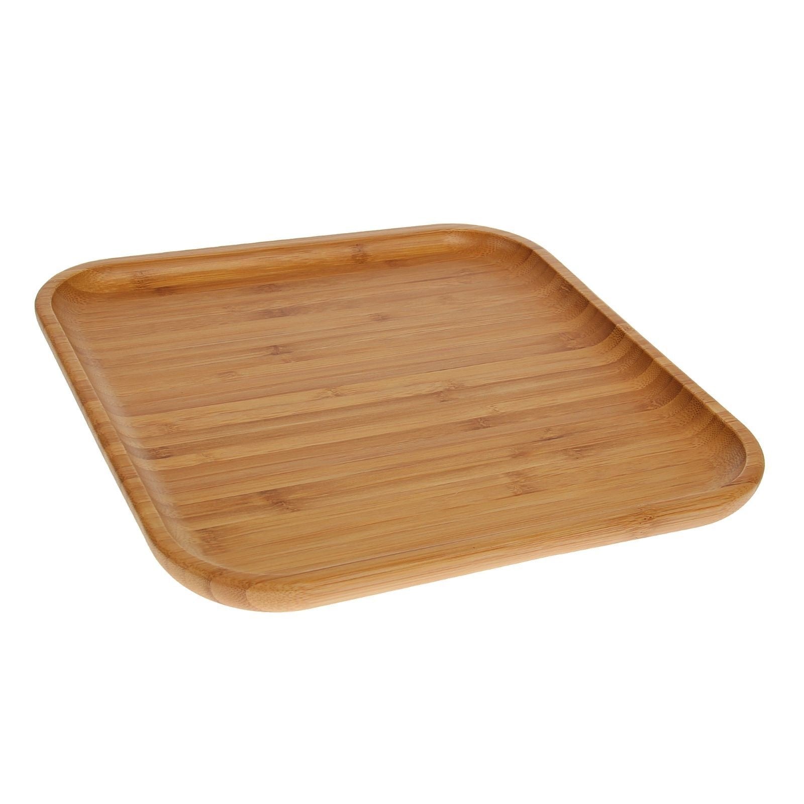 Bamboo Square Plate 11" inch X 11" inch -3