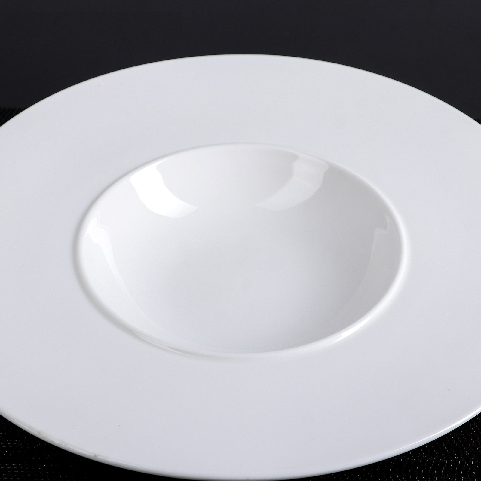 Small Batch Porcelain - White Deep Plate 11" inch -2