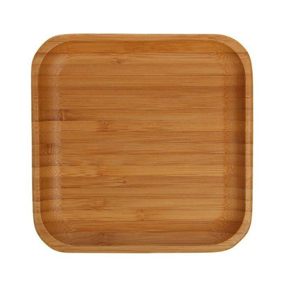 Bamboo Square Plate 6" inch X 6" inch |For Appetizers-1