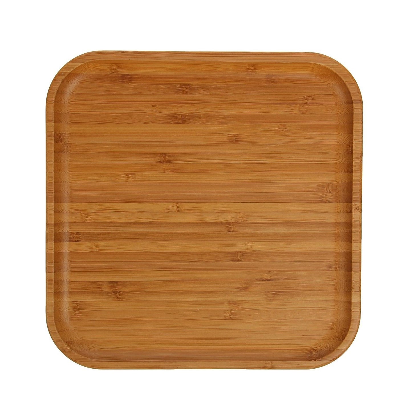 Bamboo Square Plate 11" inch X 11" inch -1