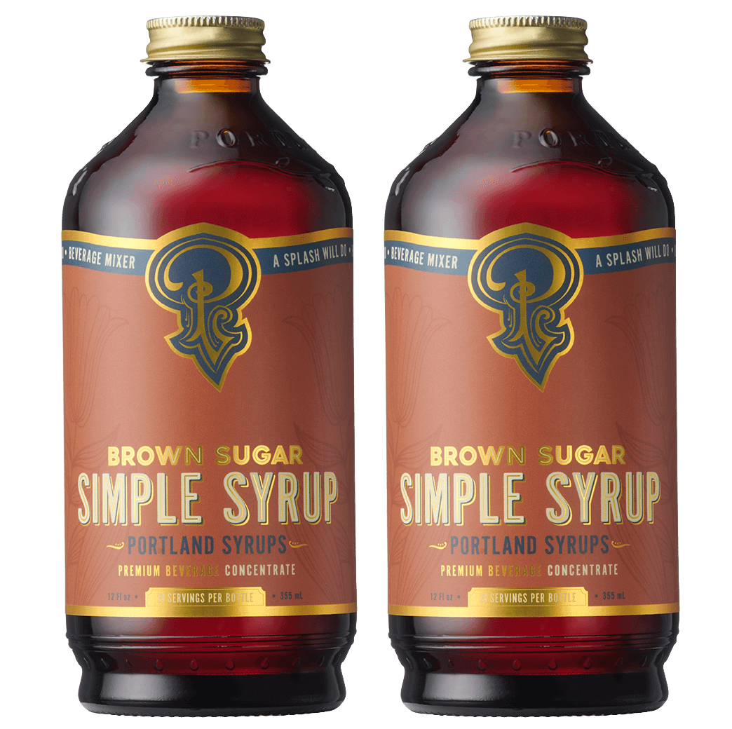 Brown Sugar Simple Syrup two-pack - Mixologist Warehouse