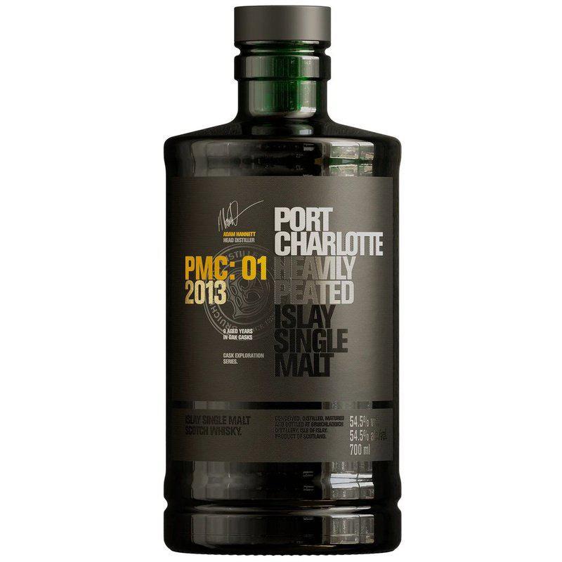 Bruichladdich Distillery - 'Port Charlotte PMC:01 2013' Heavily Peated Islay Single Malt Scotch (750ML)