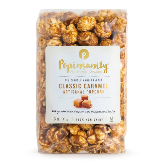 Popinsanity - 'Classic' Caramel Artisanal Popcorn (6OZ) by The Epicurean Trader