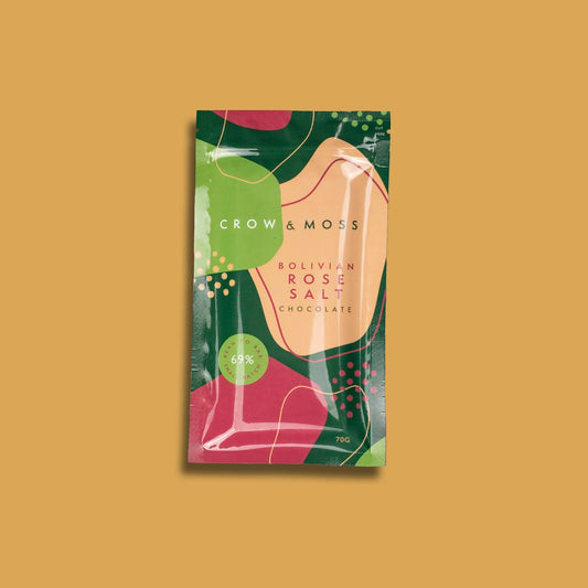 Bolivian Rose Salt Chocolate Bar 67% - Case of 15