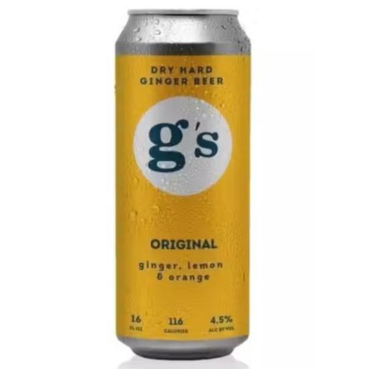 g's Hard Ginger Beer - 'Original' Zero Sugar (16OZ) by The Epicurean Trader