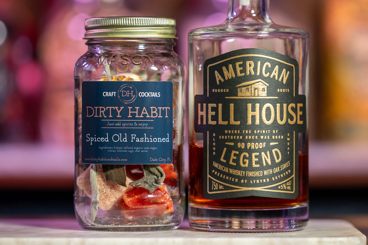 Dirty Habit Signature Spiced Old Fashioned Mix by Dirty Habit Cocktails