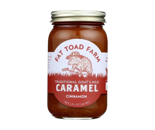 Fat Toad Farm Cinnamon Goat's Milk Caramel Jars - 12 x 8oz