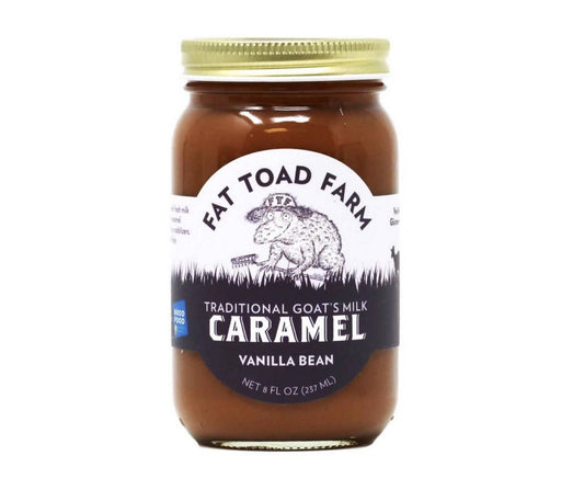 Fat Toad Farm Vanilla Bean Goat's Milk Caramel Jars - 12 x 8oz