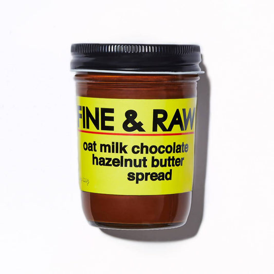 Fine and Raw Oat Milk Chocolate Hazelnut Butter - 12 Bars x 8oz