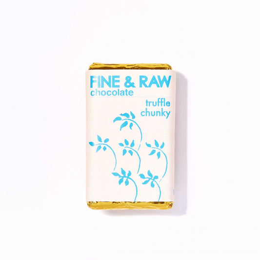 Fine and Raw Truffle Chunky Chocolate Bars, Organic - 10 Bars x 1.5oz