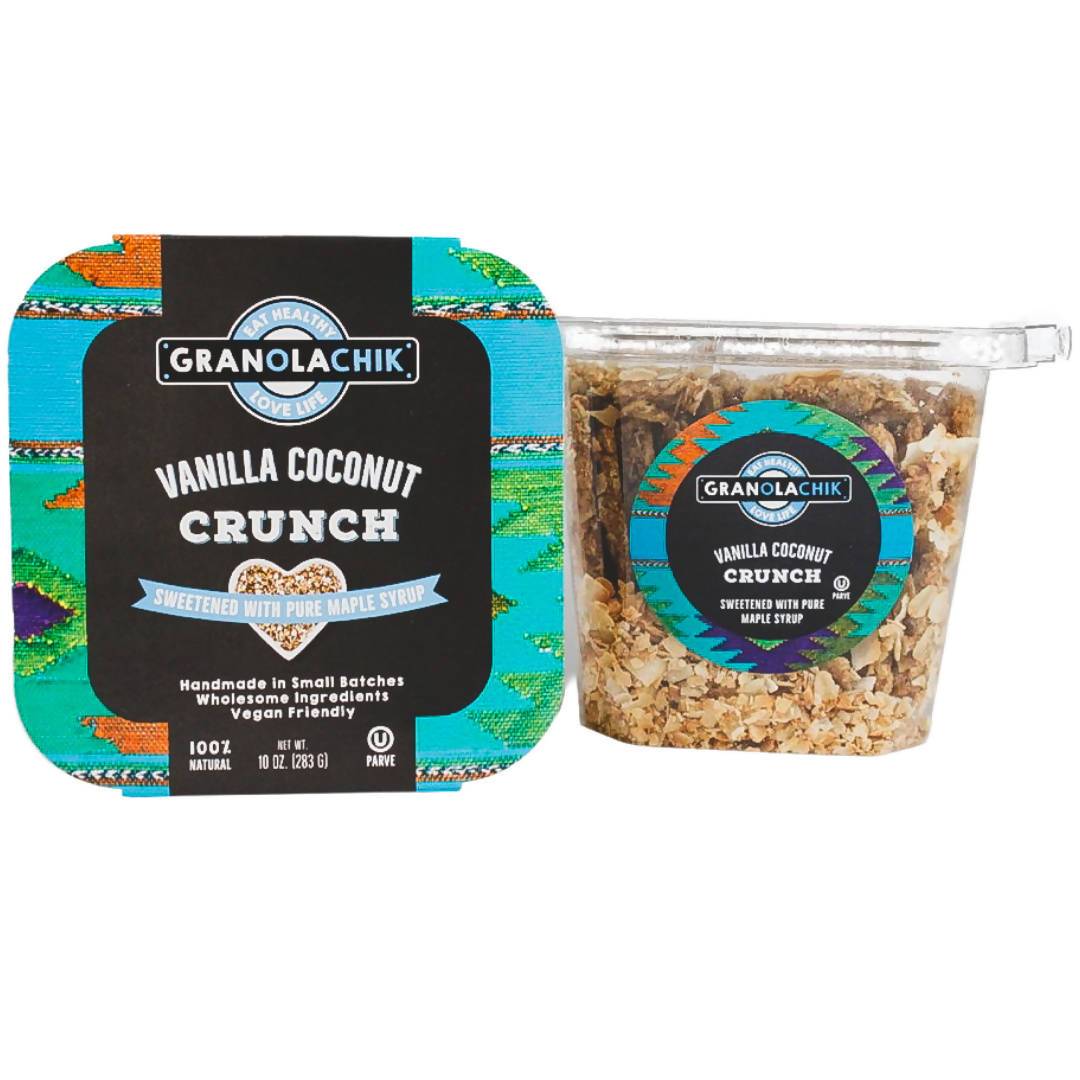 Granola Chik Vanilla Coconut Crunch Containers - 6 containers x 10oz by Farm2Me