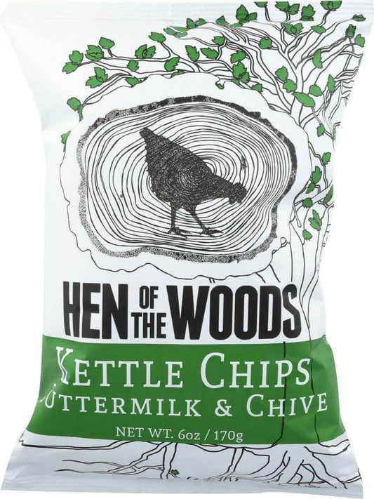 Buttermilk & Chive Kettle Chips Bags - 24 x 6oz