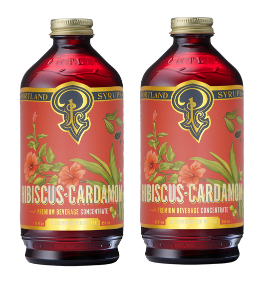 Hibiscus Cardamom Syrup two-pack - Mixologist Warehouse