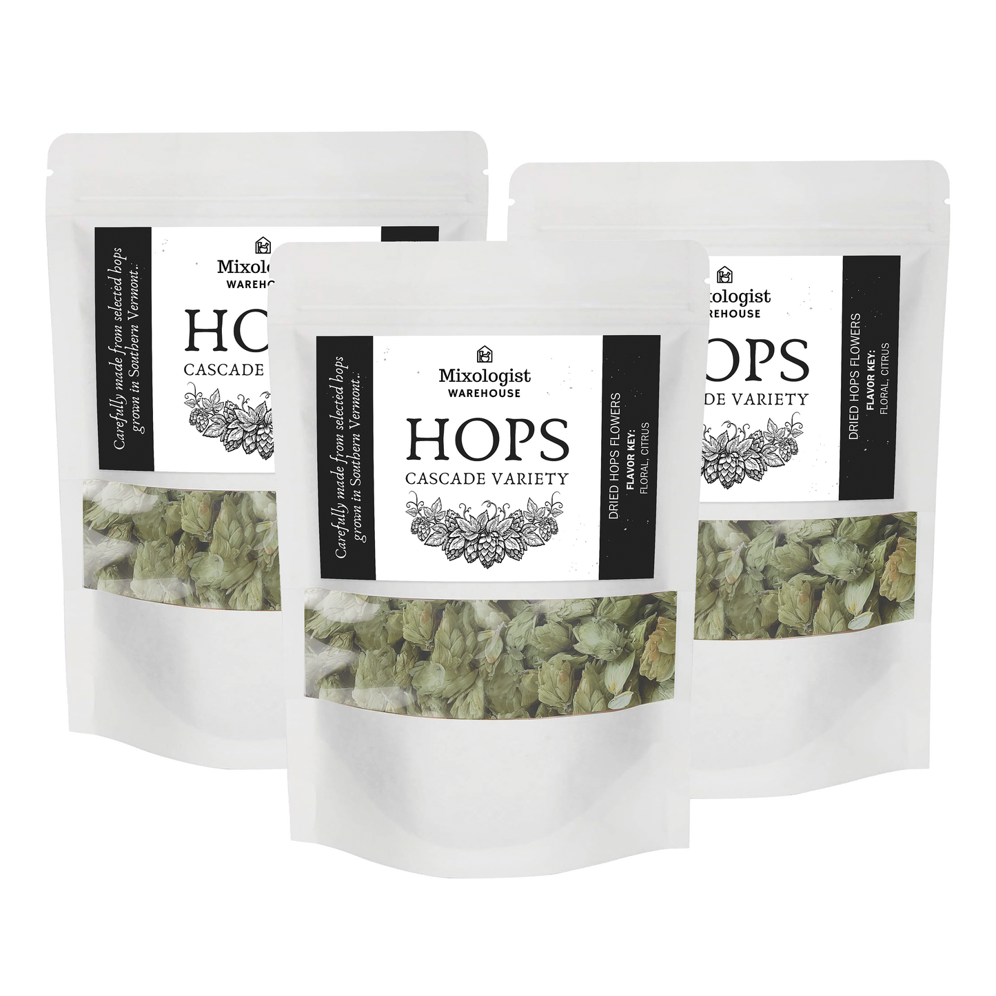 Dried Whole Hops Flowers