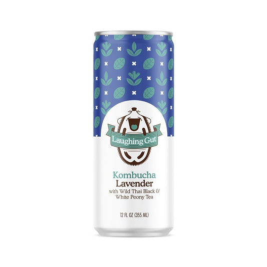 Laughing Gut Kombucha Lavender Cans - 12 Cans