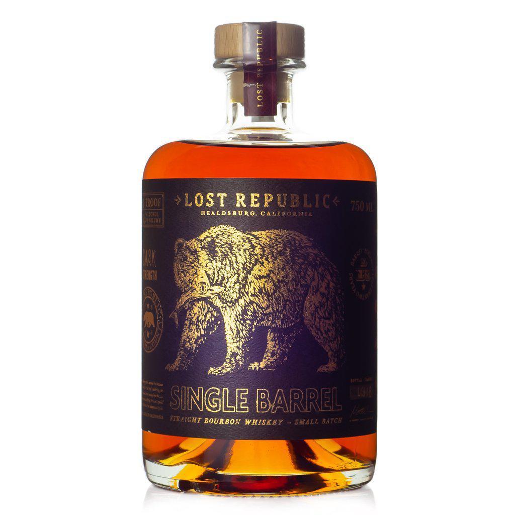 Lost Republic - Single-Barrel Cask-Strength Straight Bourbon (750ML) by The Epicurean Trader