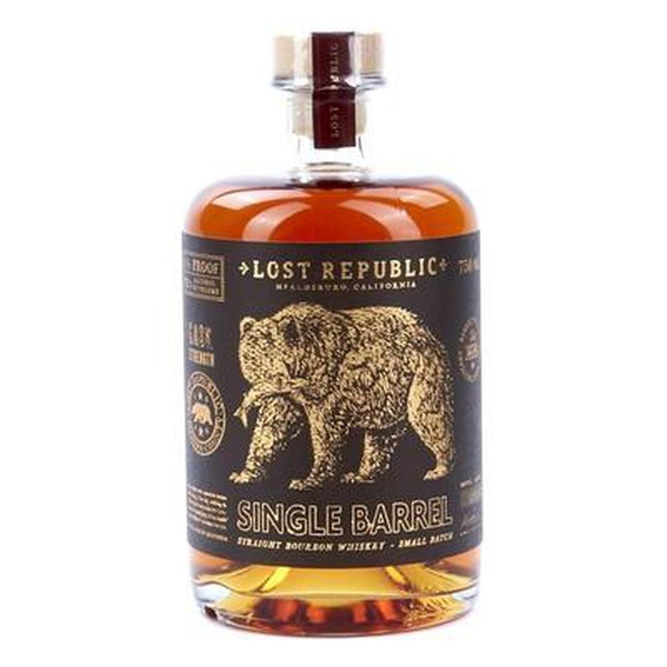 Lost Republic - Single-Barrel Cask-Strength Straight Bourbon (750ML) by The Epicurean Trader