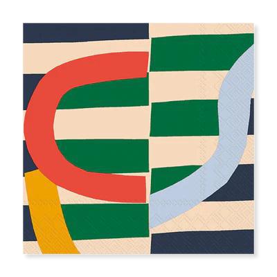 Marimekko - 'SIIRTO Green' Paper 3-Ply Napkins (20CT)