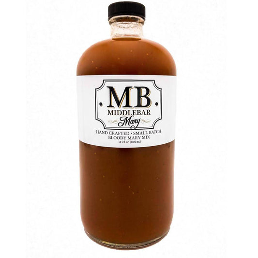 Middle Bar Bloody Mary Mix, Small Batch Hand Made - 6 Bottles x 32oz