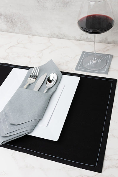 Silver Fox Cotton Napkins