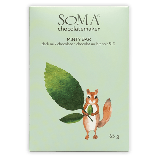 Soma Minty Milk Chocolate Bar 51%