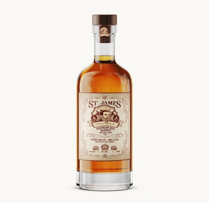 St. James Brewery & Distillery - 'Premium' Rye Whiskey (750ML) by The Epicurean Trader