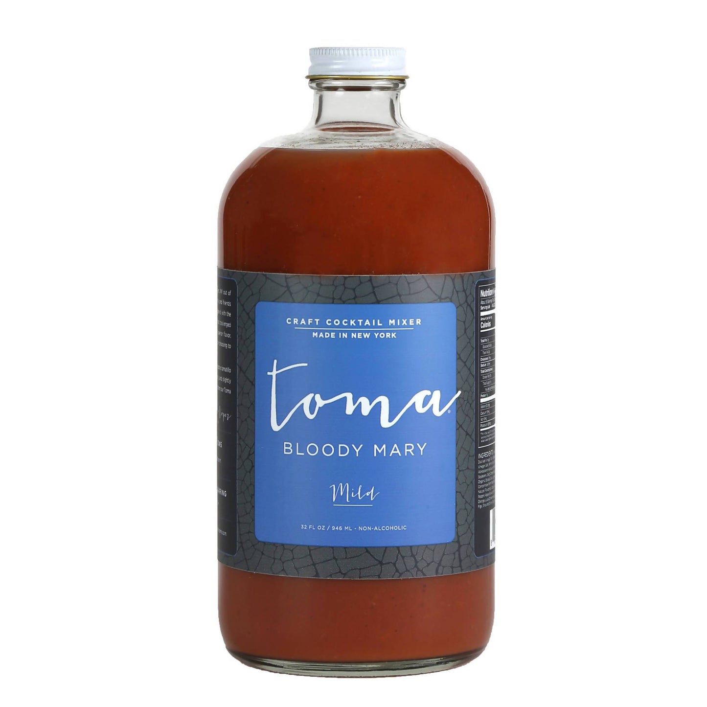 Toma Bloody Mary Mixer, Mild - 6 Bottles x 32oz by Farm2Me