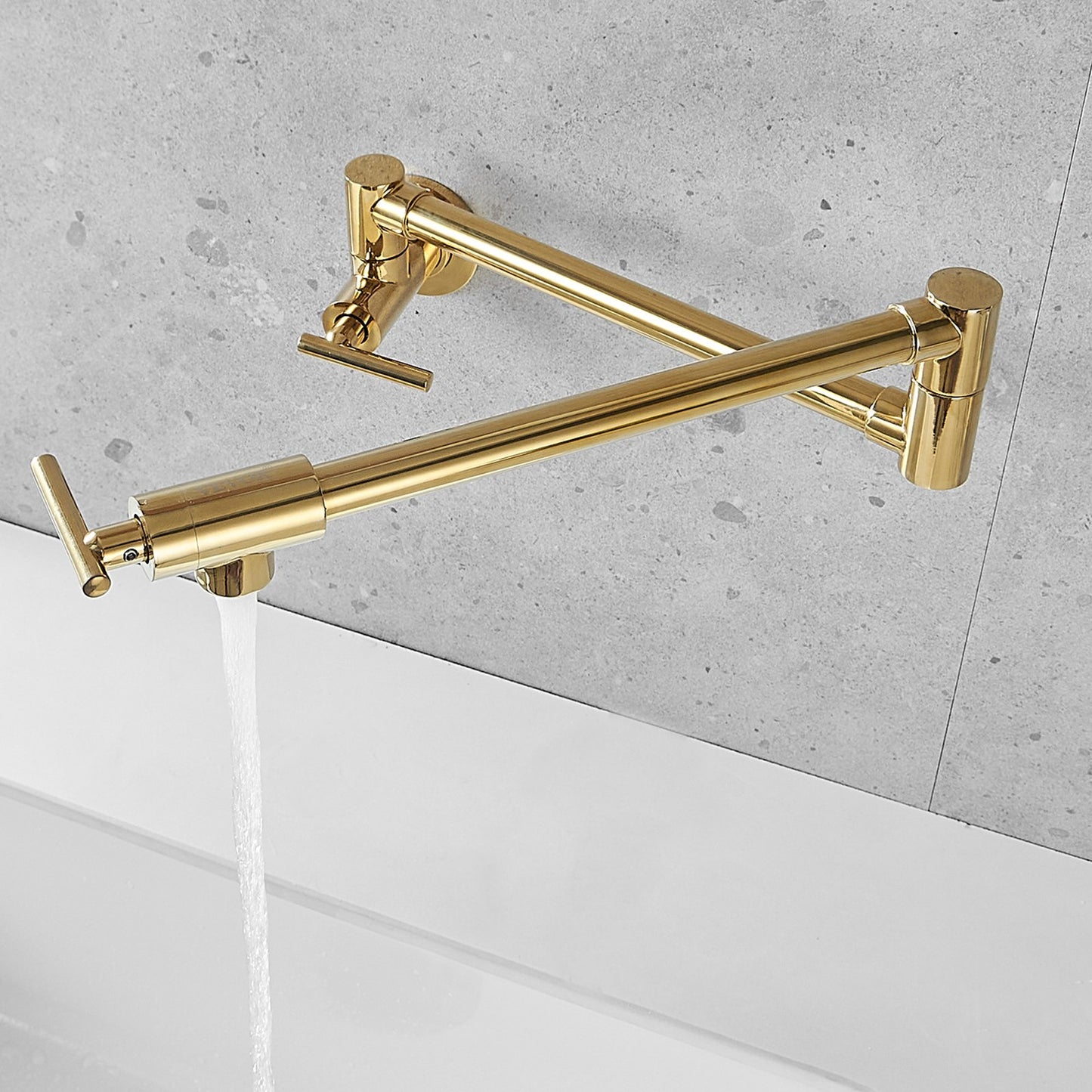 Pot Filler Faucet, Solid Brass 24.4"-6