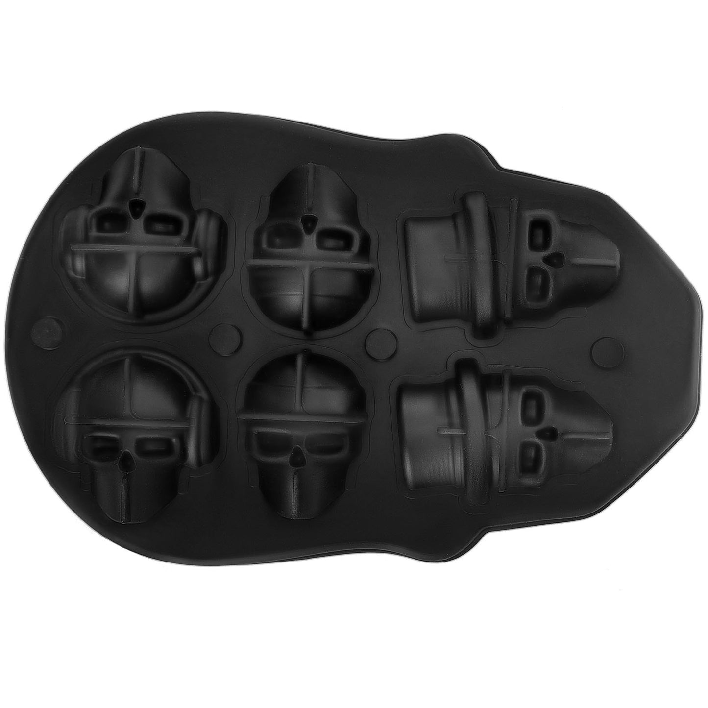 Skull Ice Cube Tray, 6-Grid -6