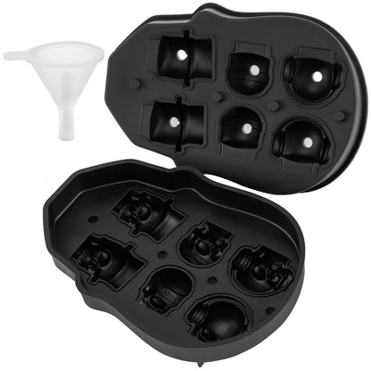 Skull Ice Cube Tray, 6-Grid -4