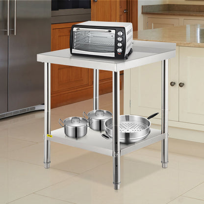 Stainless Steel Prep Table, 30 x 24 x 35 Inch-6