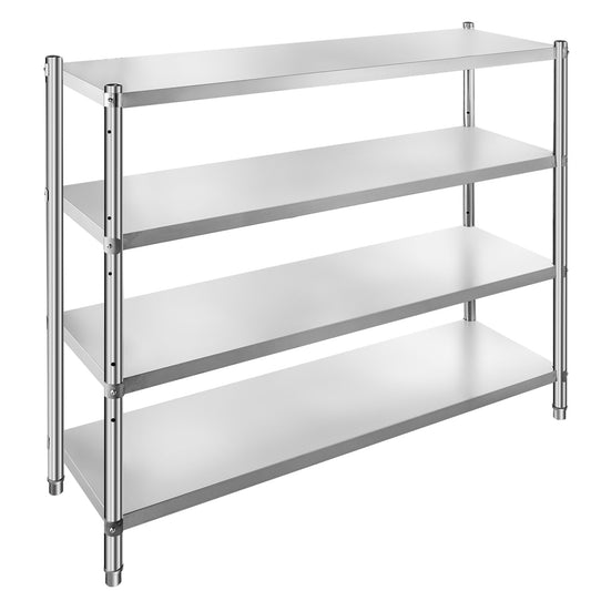 Storage Shelf, 4-Tier Stainless Steel Shelving-4