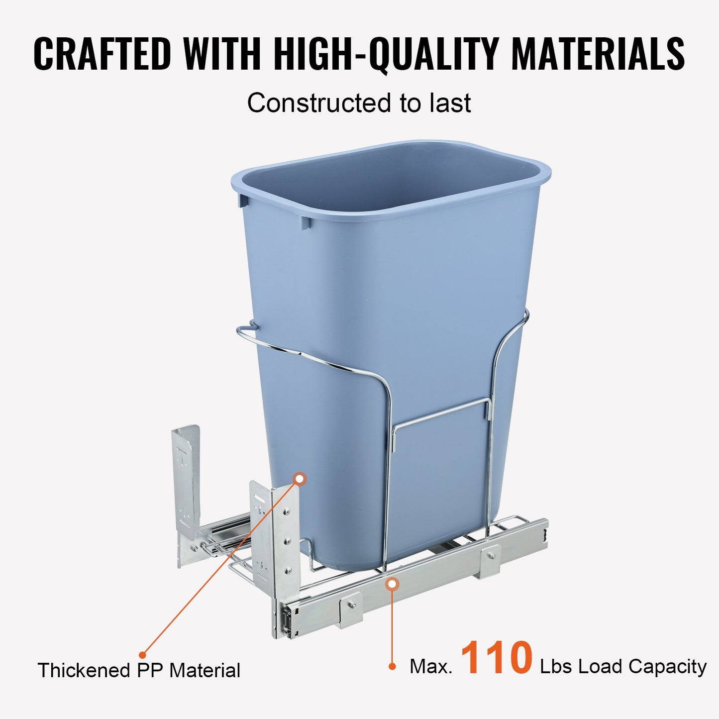 Pull-Out Trash Can, 35L-1