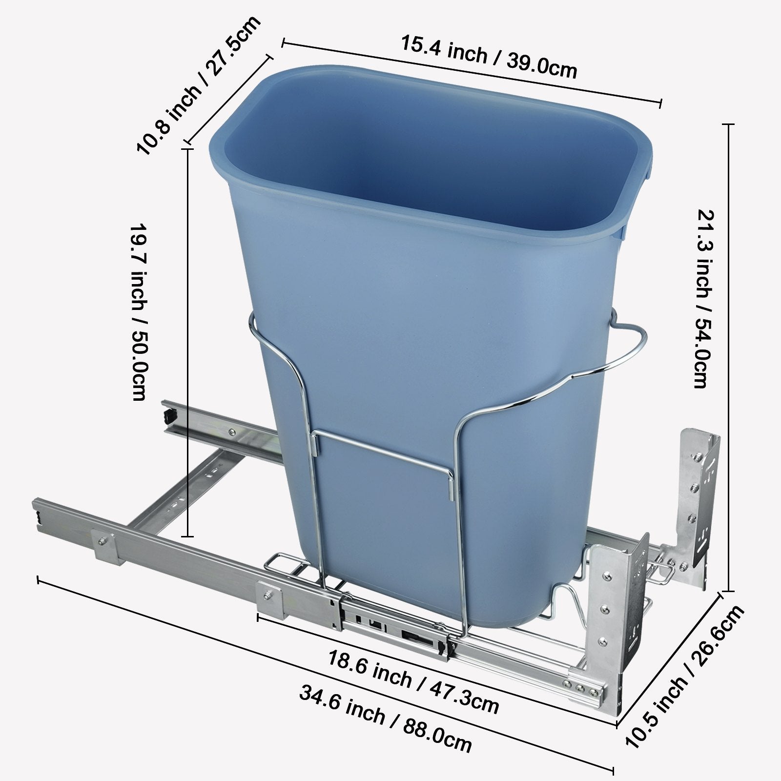 Pull-Out Trash Can, 35L-5