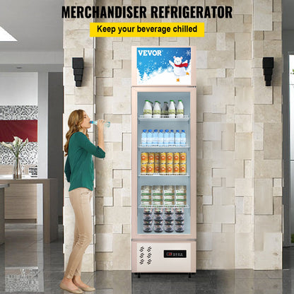 Upright Beverage Cooler (11 cu.ft. Single Swing Door)-0