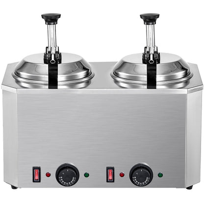 Condiment Warmer with Pump, 5.28 Qt-4