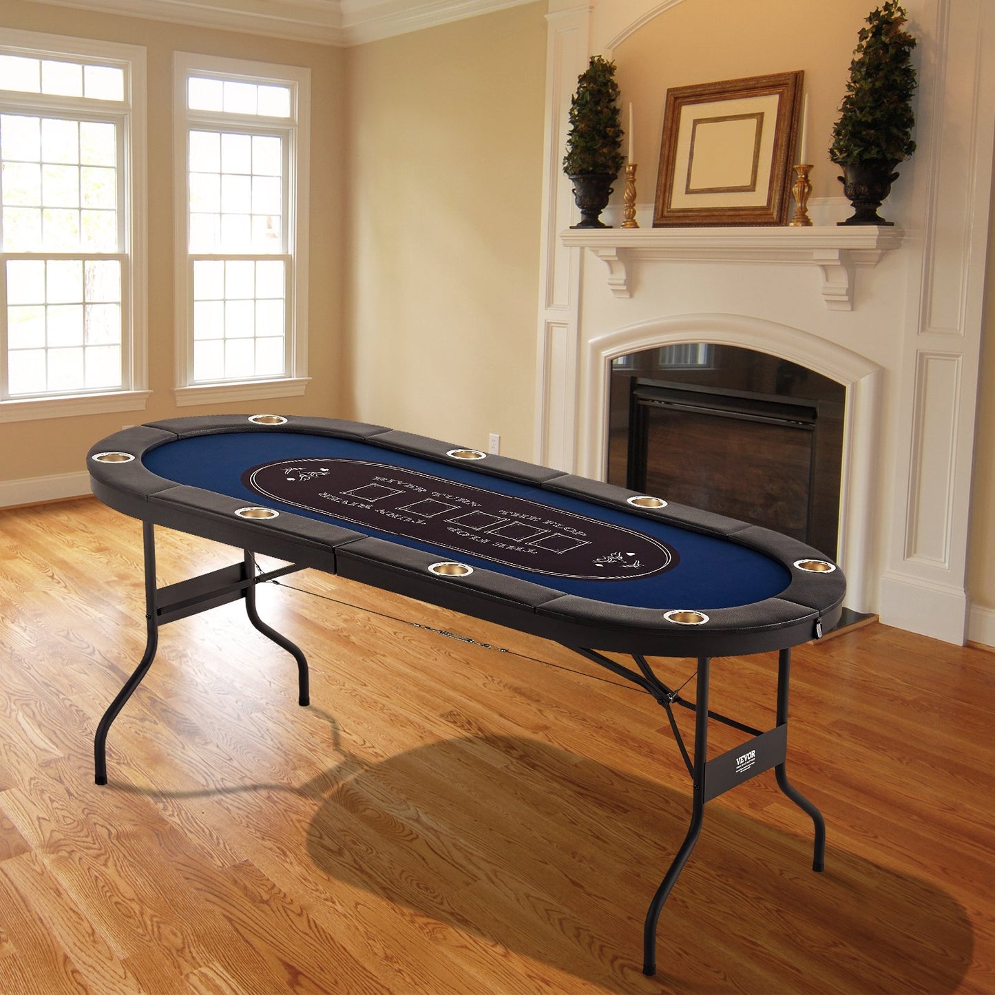  8 Player Foldable Poker Table-6