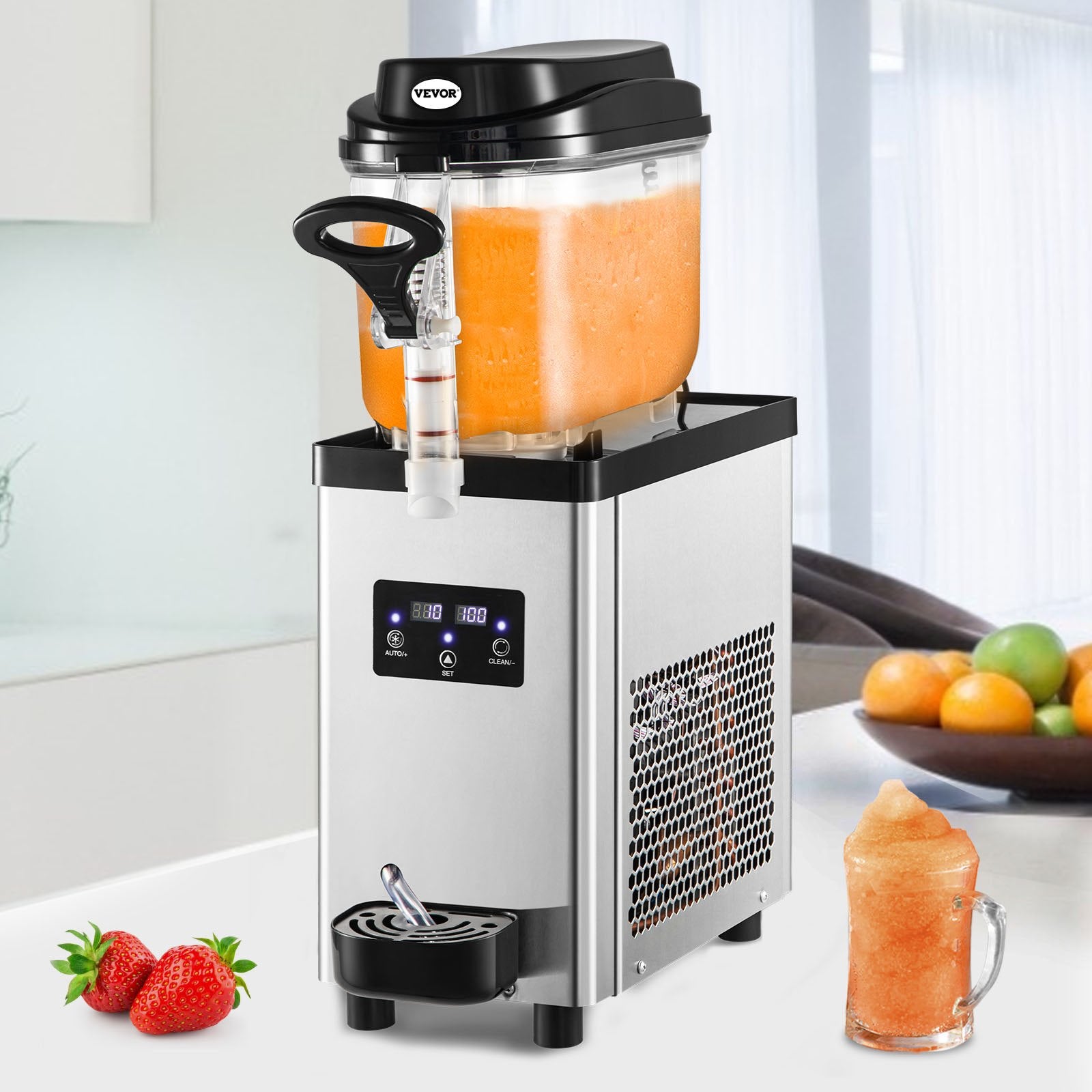 Commercial Slushy Machine, 6L/1.6 Gallons-6