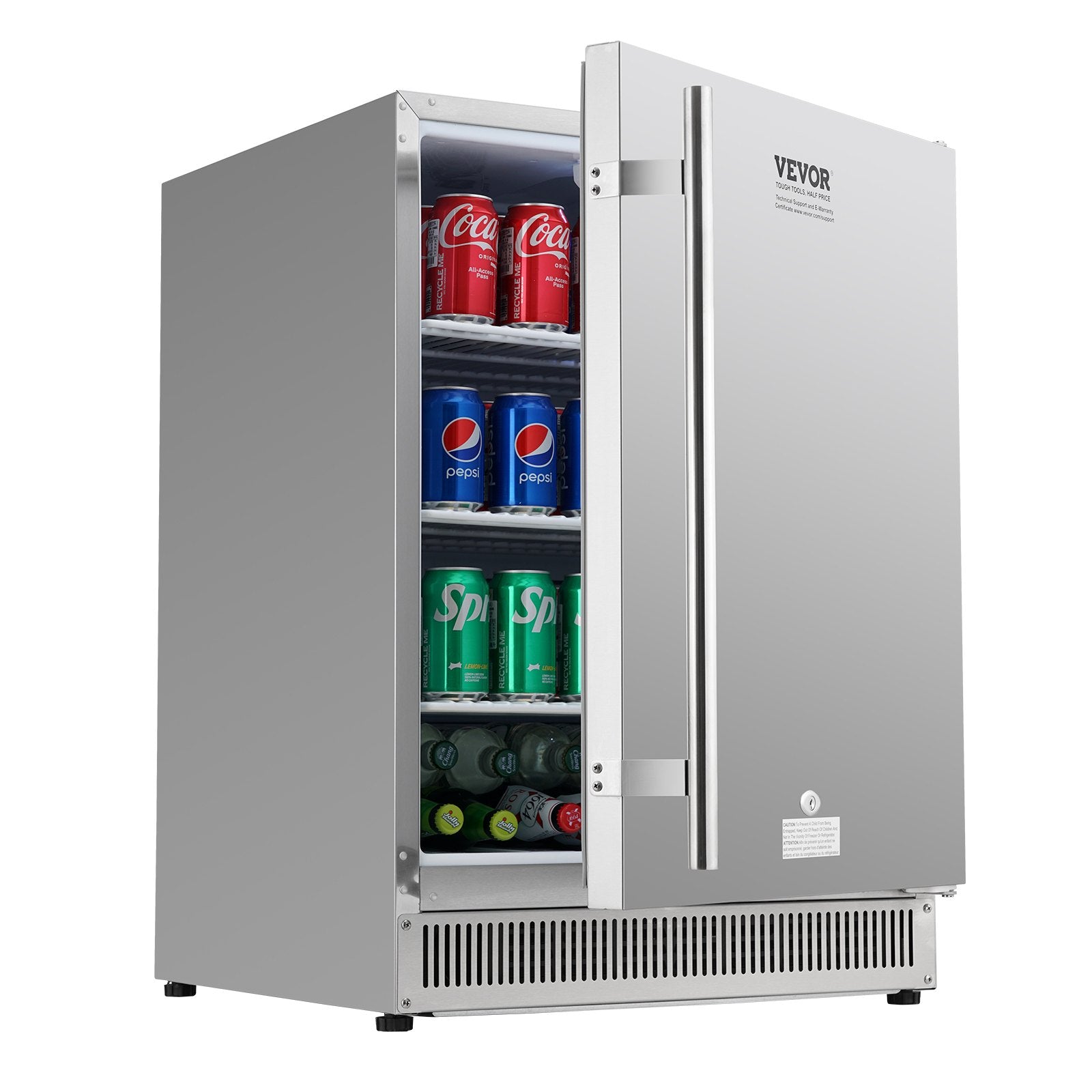24 inch Indoor/Outdoor Beverage Refrigerator, 185QT-9