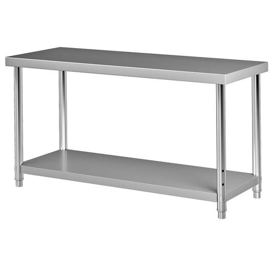 Stainless Steel Prep Table, 60 x 24 x 34 Inch-8