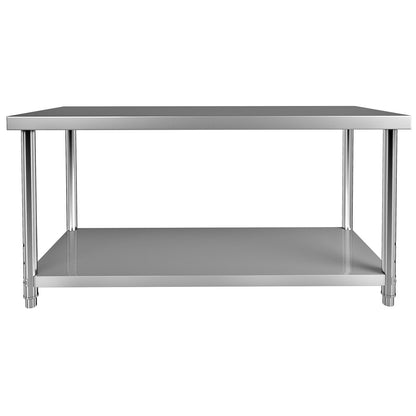 Stainless Steel Prep Table, 60 x 24 x 34 Inch-7